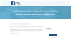 Desktop Screenshot of med-recsystems.com