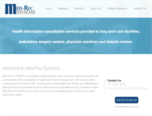 Tablet Screenshot of med-recsystems.com